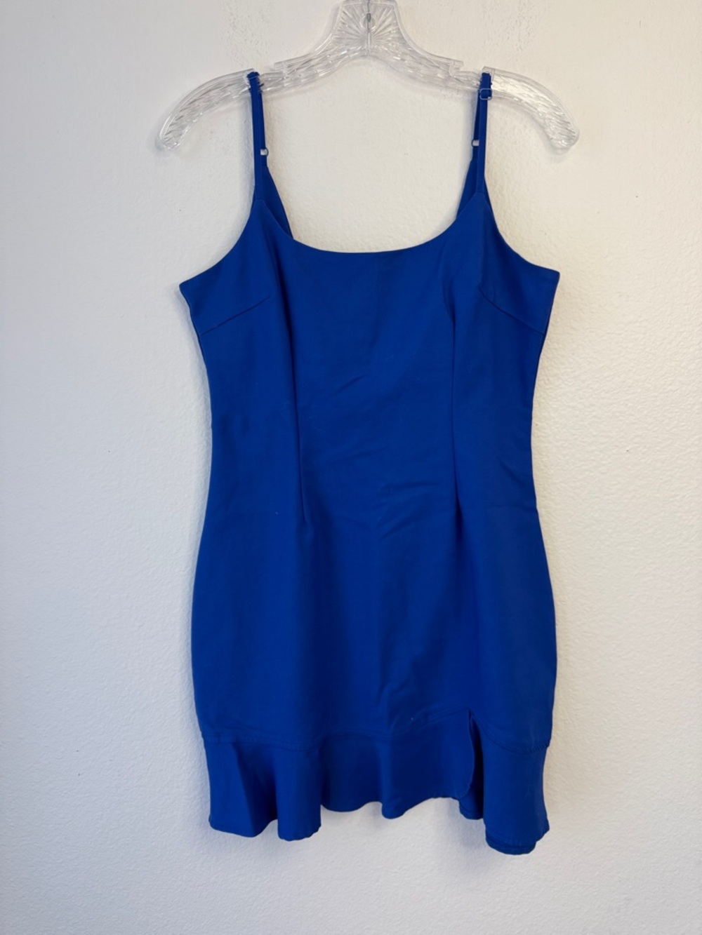by the way. Cobalt Blue Spaghetti Strap Mini Dress